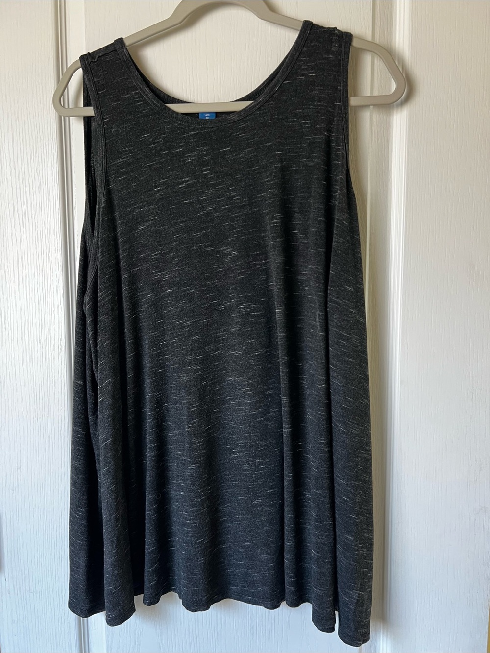 Old Navy Dark Heather Gray Tank Top 4X